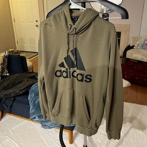 Men’s Adidas olive green hoodie